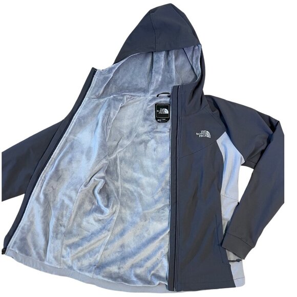 The North Face Gray Fleece Lined Jacket Size M - Picture 5 of 5